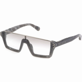 Philipp Plein Men's Sunglasses - Grey Frame Silver Gradient Lens | SPP006M 890X