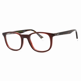 Polaroid Core Men's Eyeglasses - Red Plastic Rectangular Frame | PLD D424 0C9A 00