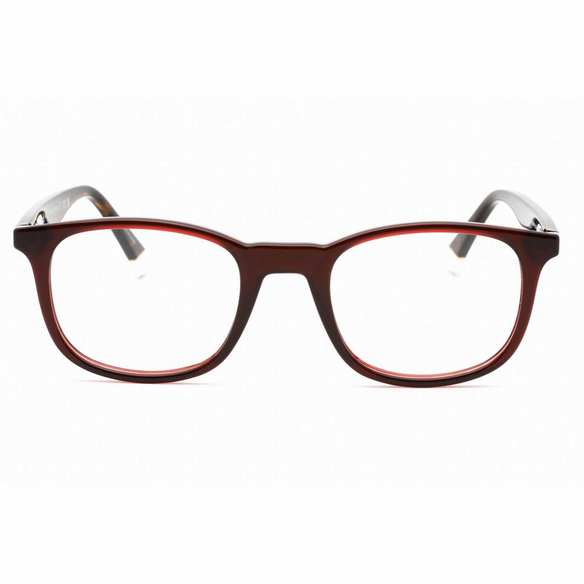 Polaroid Core Men's Eyeglasses - Red Plastic Rectangular Frame | PLD D424 0C9A 00