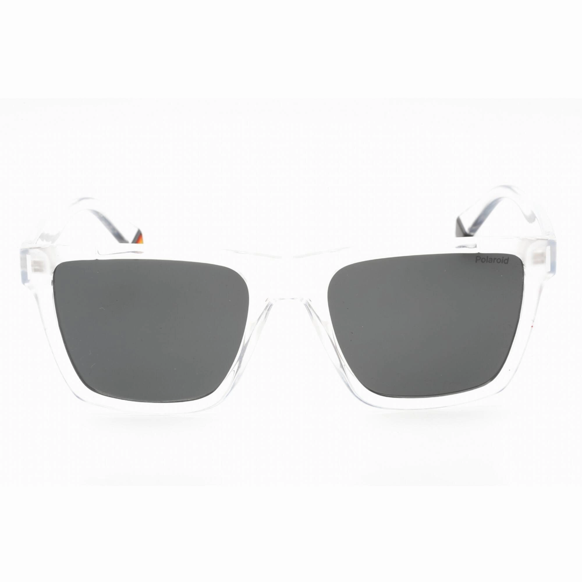 Polaroid Core Men's Sunglasses - Crystal Plastic Square Frame | PLD 6176/S 0900 M9