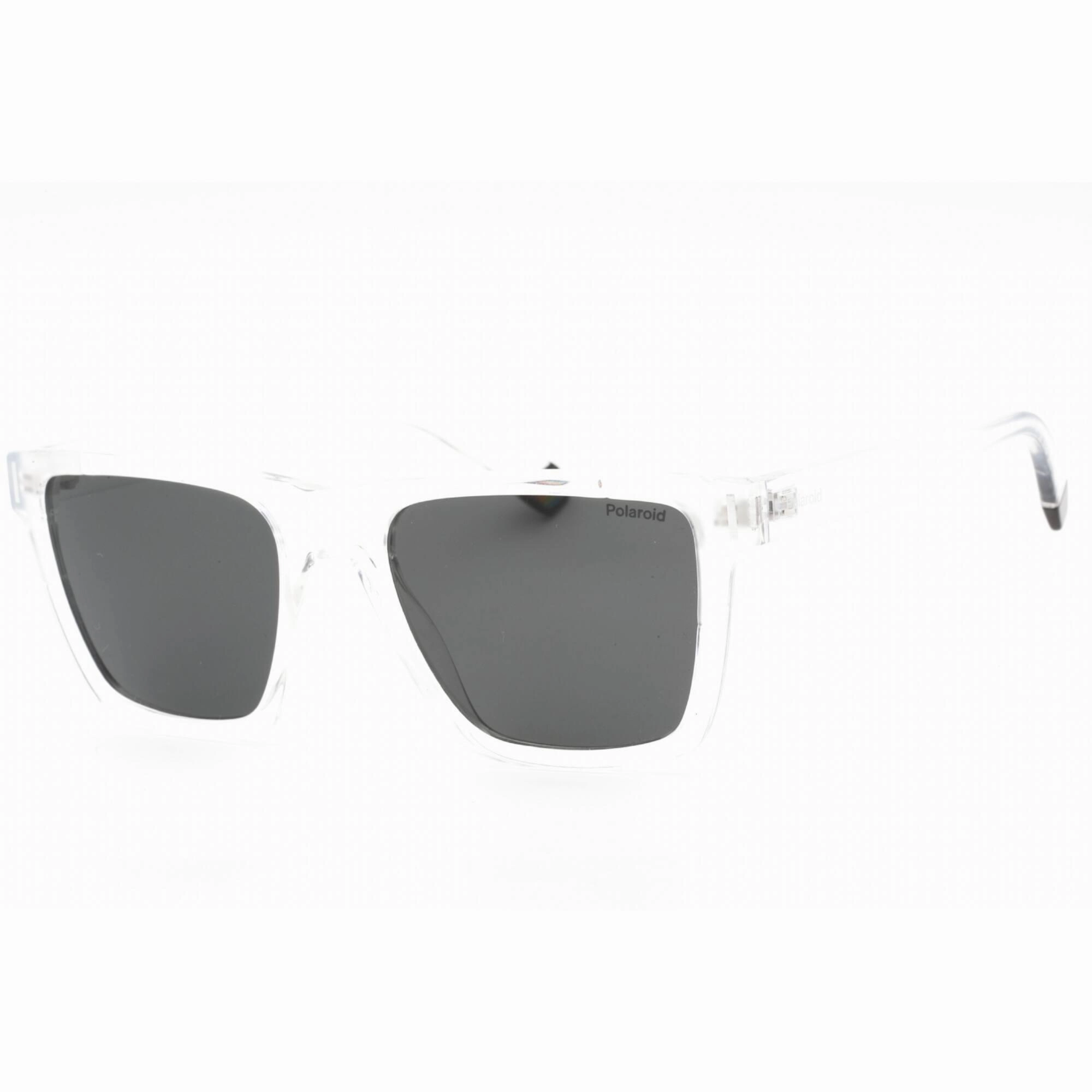 Polaroid Core Men's Sunglasses - Crystal Plastic Square Frame | PLD 6176/S 0900 M9