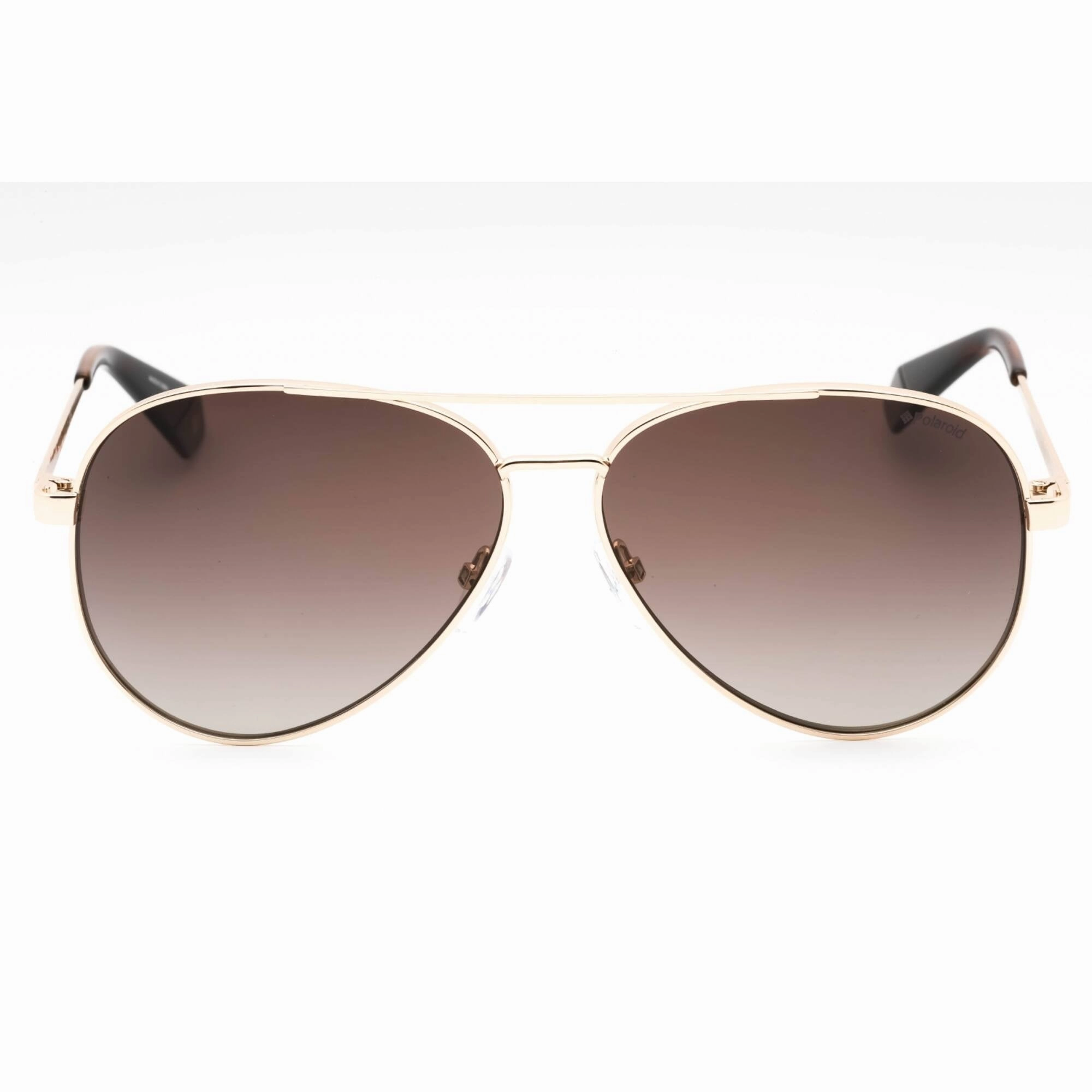 Polaroid Core Men's Sunglasses - Gold Aviator Full Rim Frame | PLD 6069/S/X J5G/LA