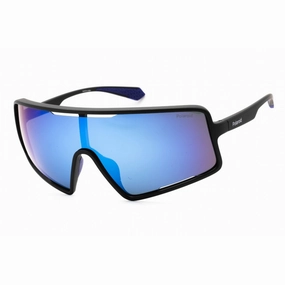 Polaroid Core Men's Sunglasses - Matte Blue Shield Metal Frame | PLD 7045/S 0FLL 5X