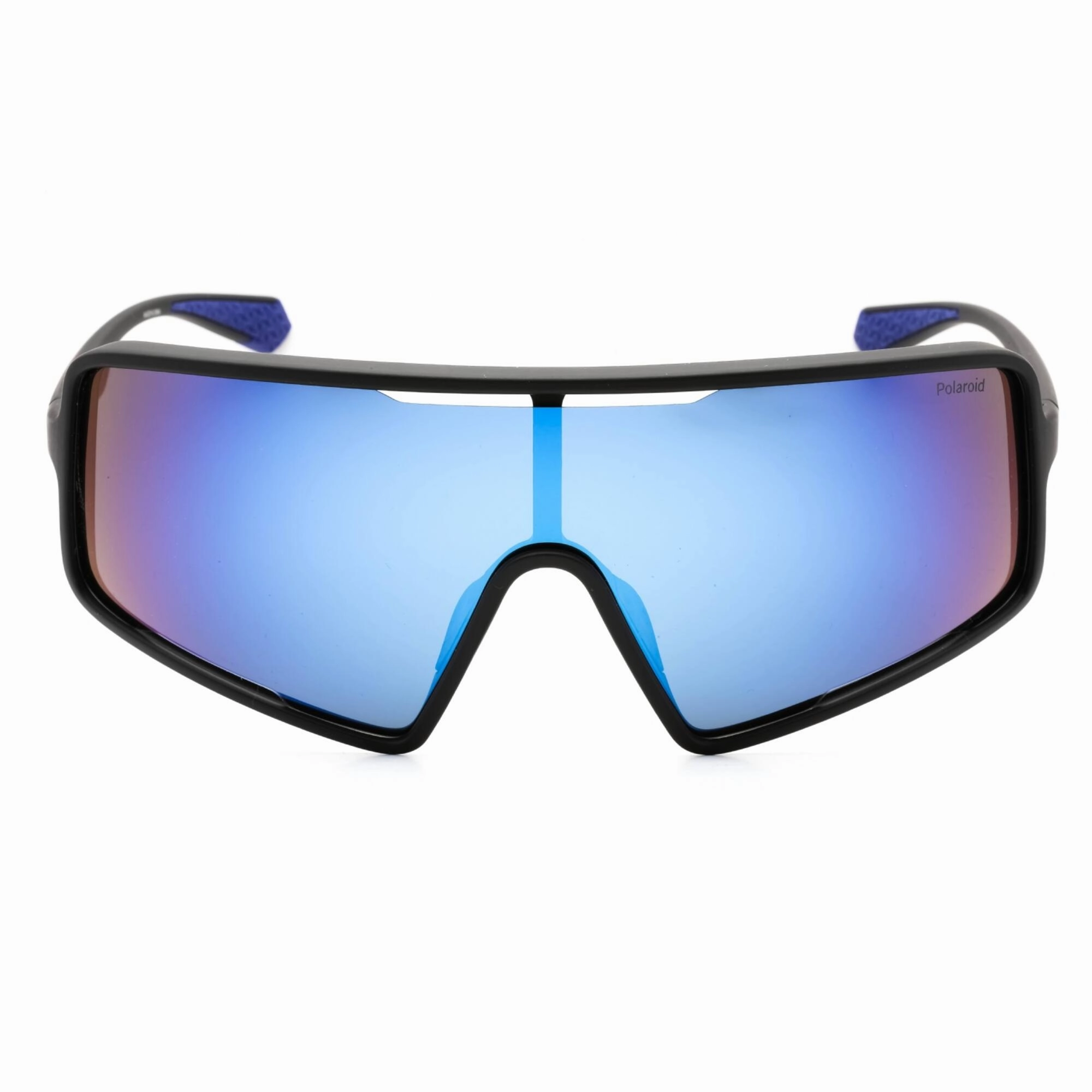 Polaroid Core Men's Sunglasses - Matte Blue Shield Metal Frame | PLD 7045/S 0FLL 5X