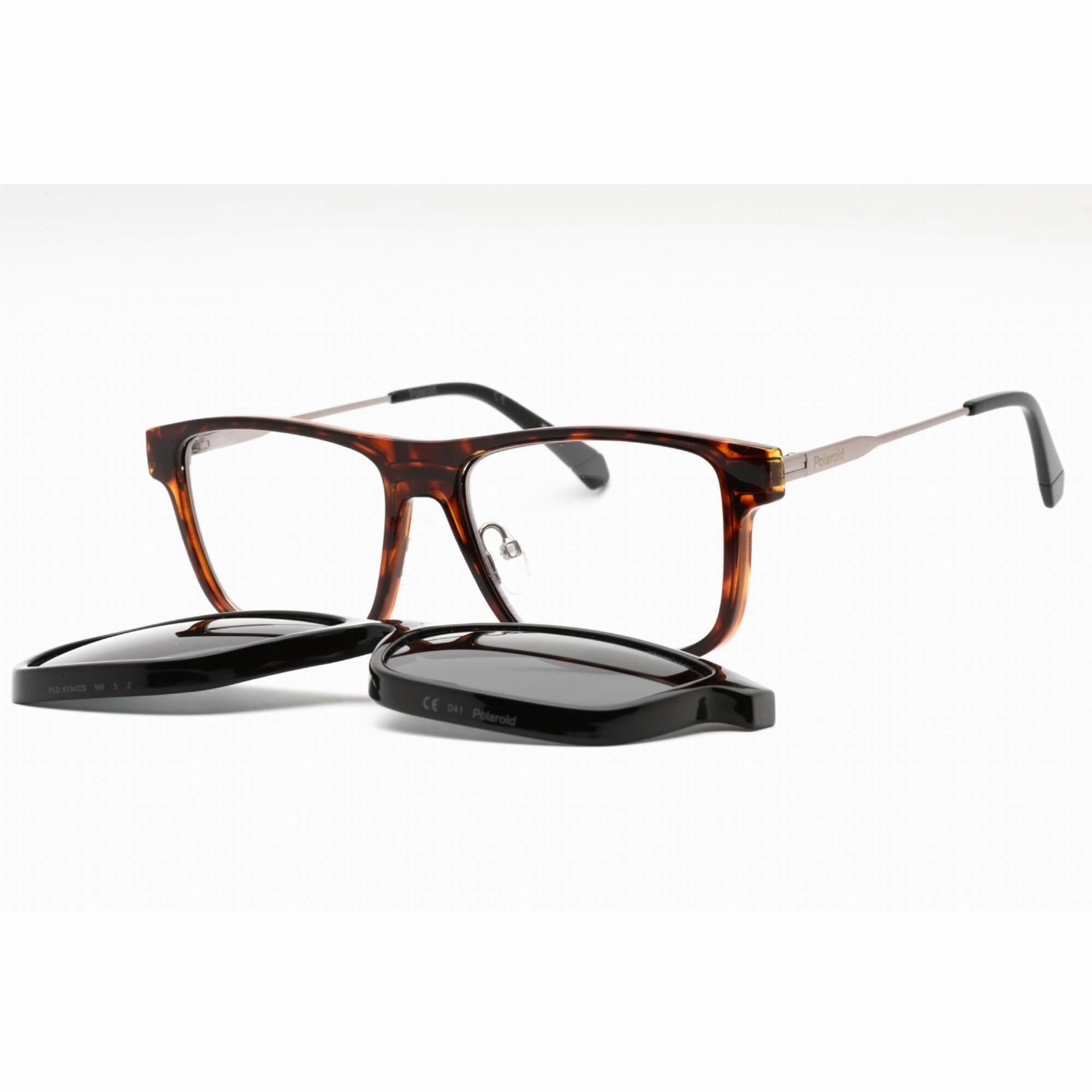 Polaroid Core Men's Sunglasses - Ruthenium Metal Rectangular | PLD 6134/CS 06LB M9