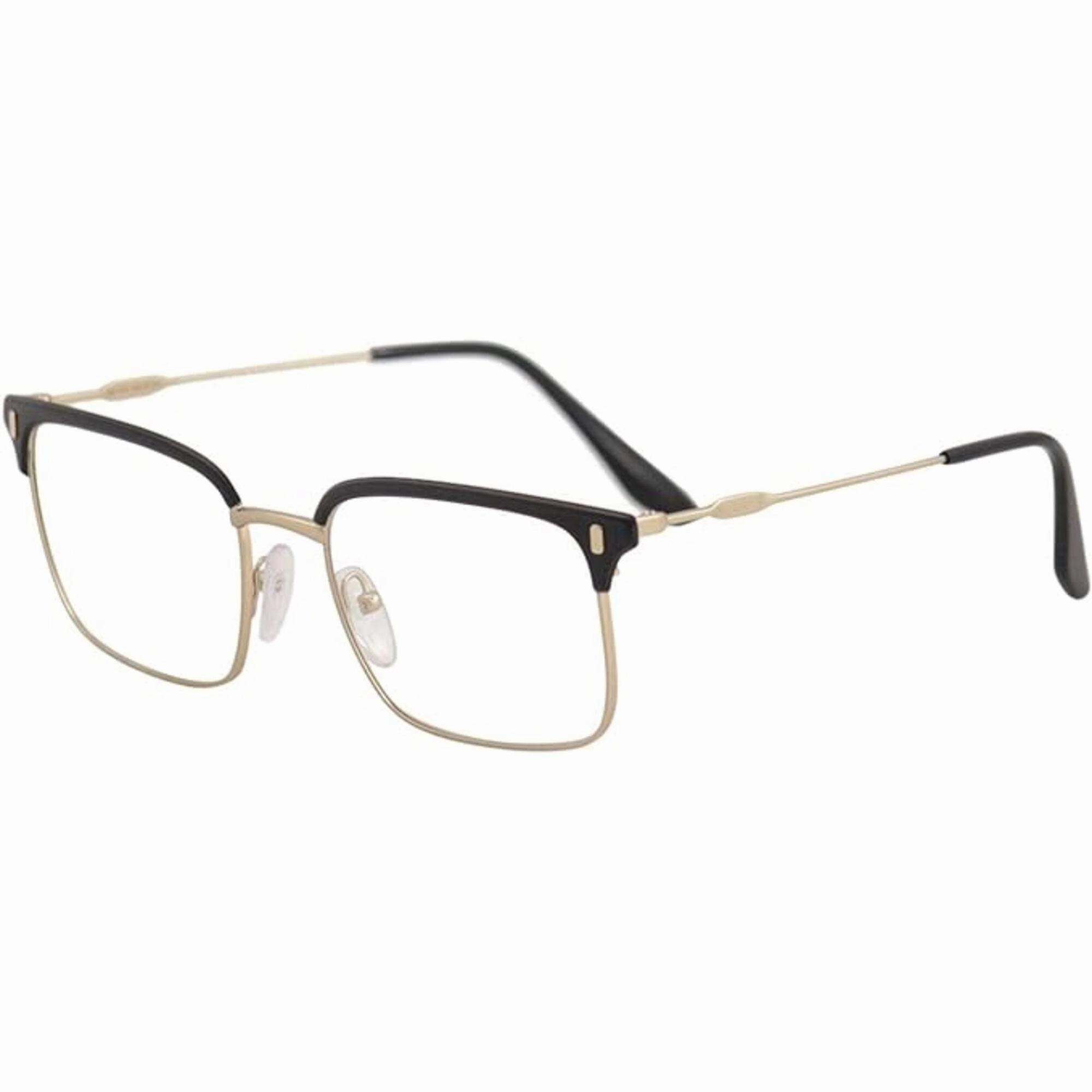 Prada Men's Eyeglasses - Matt Pale Gold Black Metal Frame | PRADA 0PR55VV 2801O153