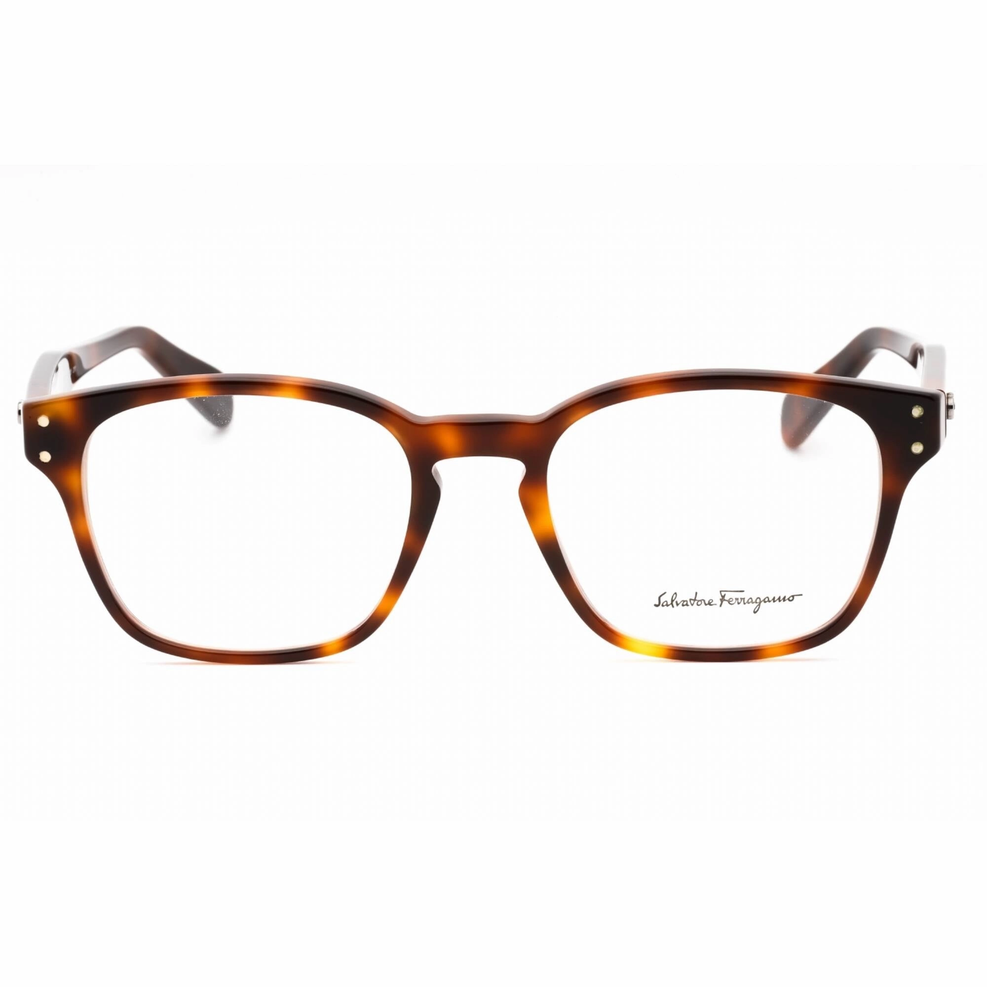 Salvatore Ferragamo Men's Eyeglasses - Tortoise Square Full Rim Frame | SF2925 214