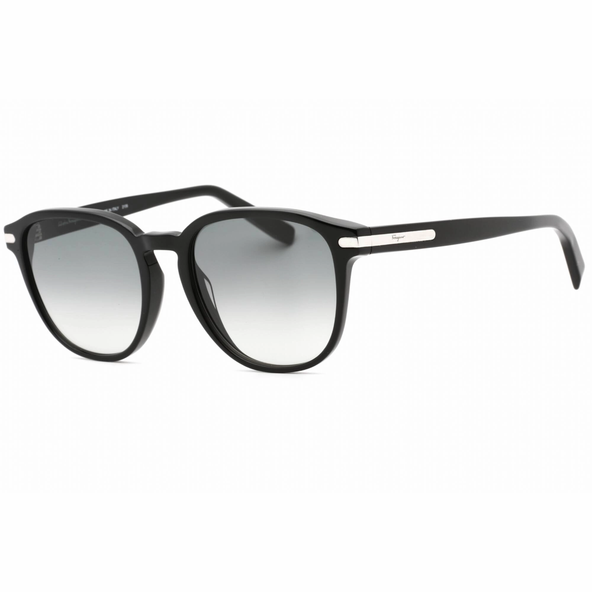 Salvatore Ferragamo Men's Sunglasses - Black Rectangular Plastic Full Rim | SF993S 001