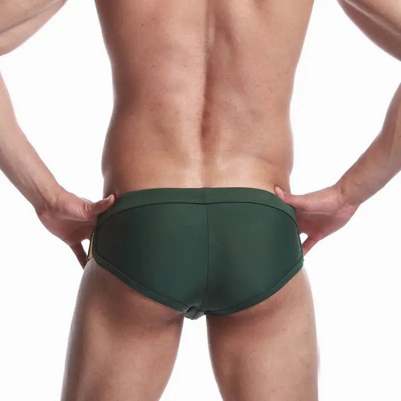 Seobean Men's Swim Boxers - Quick-Dry Swim Trunks 30904