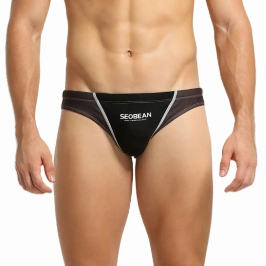 Seobean Men's Swim Briefs - Best Color Block Swimwear | Quick-Dry 10901