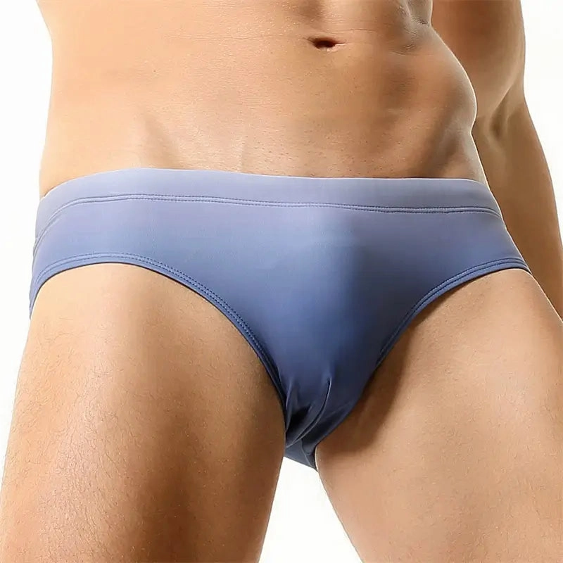 Seobean Men's Swim Briefs - Low-Rise Quick-Dry Swimwear 240901