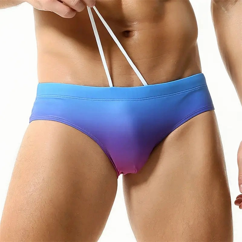 Seobean Men's Swim Briefs - Low-Rise Quick-Dry Swimwear 240901