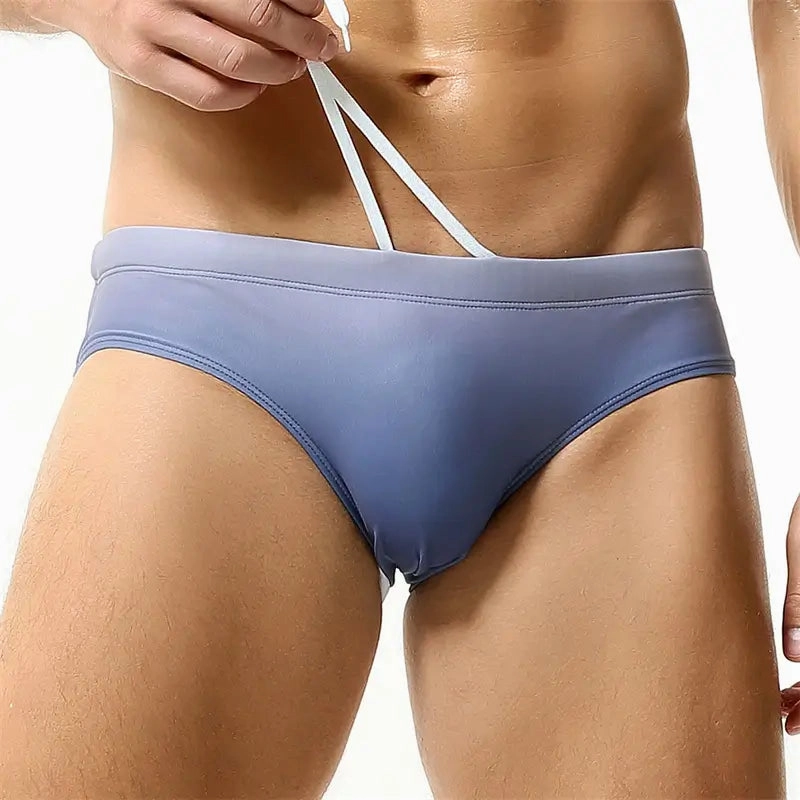 Seobean Men's Swim Briefs - Low-Rise Quick-Dry Swimwear 240901