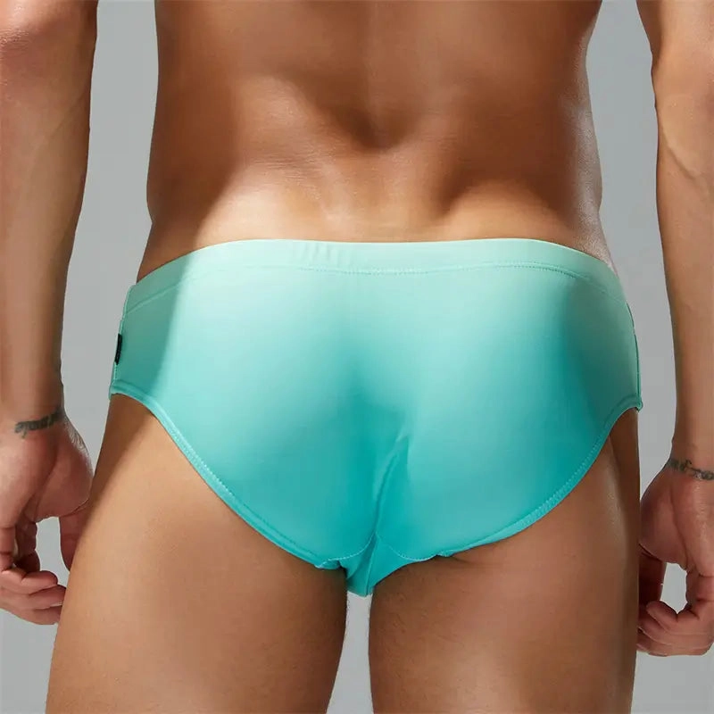 Seobean Men's Swim Briefs - Low-Rise Quick-Dry Swimwear 240901