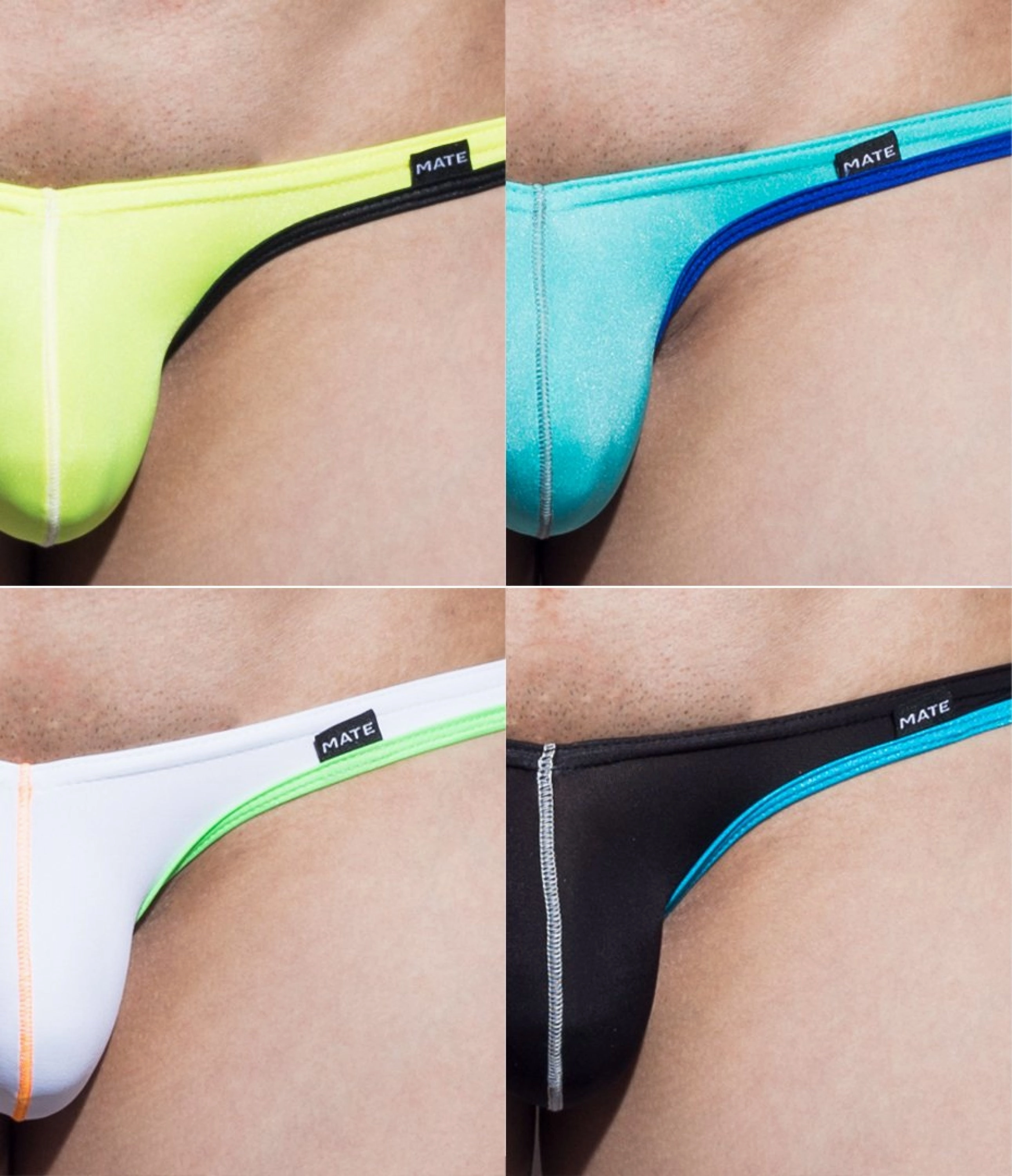 Sexy Mens' Swimwear Ultra Swim Pouch Bikini - Nan Song (Tapered Sides / V-Front) (Series III)