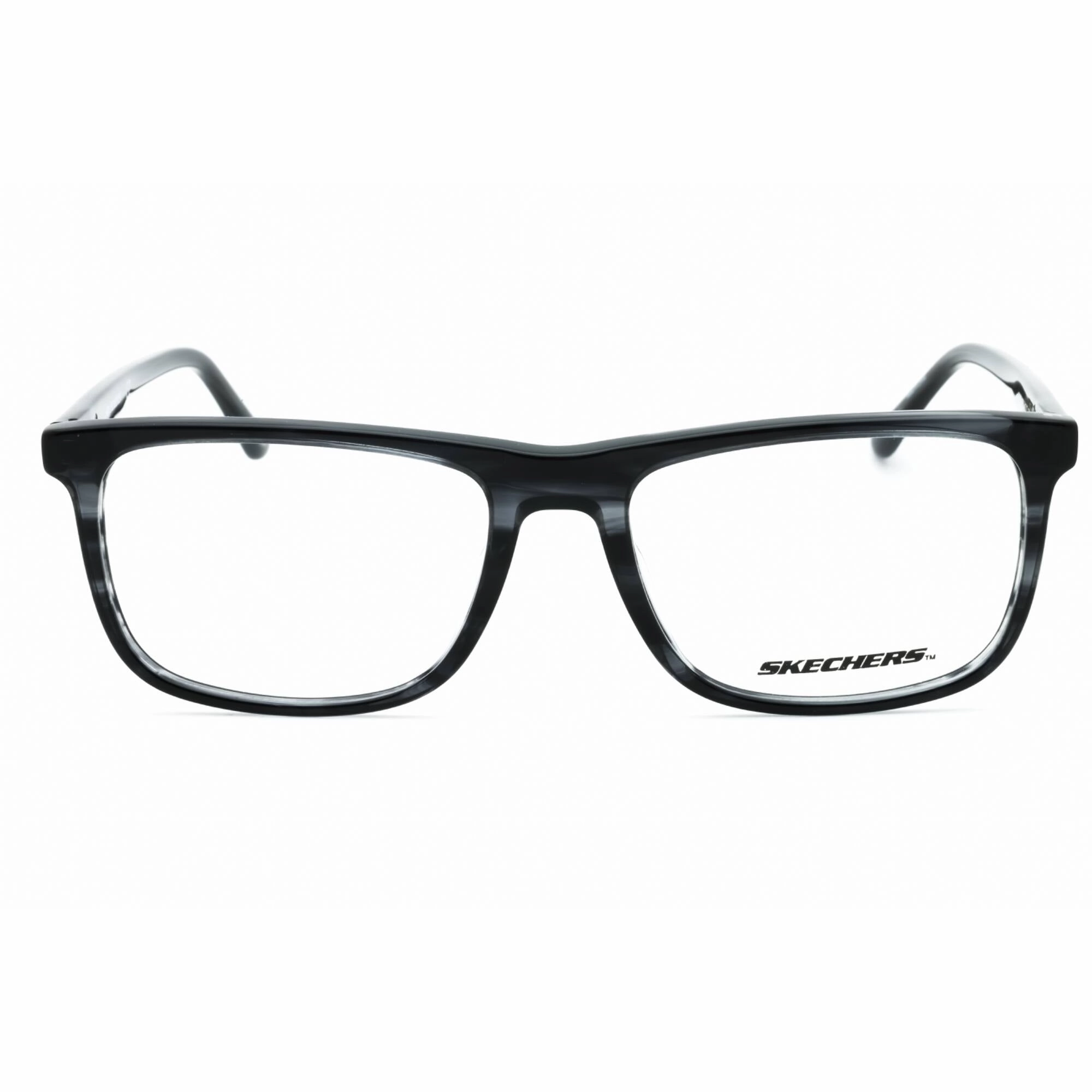 Skechers Men's Eyeglasses - Grey/Other Acetate Rectangular Full Rim Frame | SE3339 020