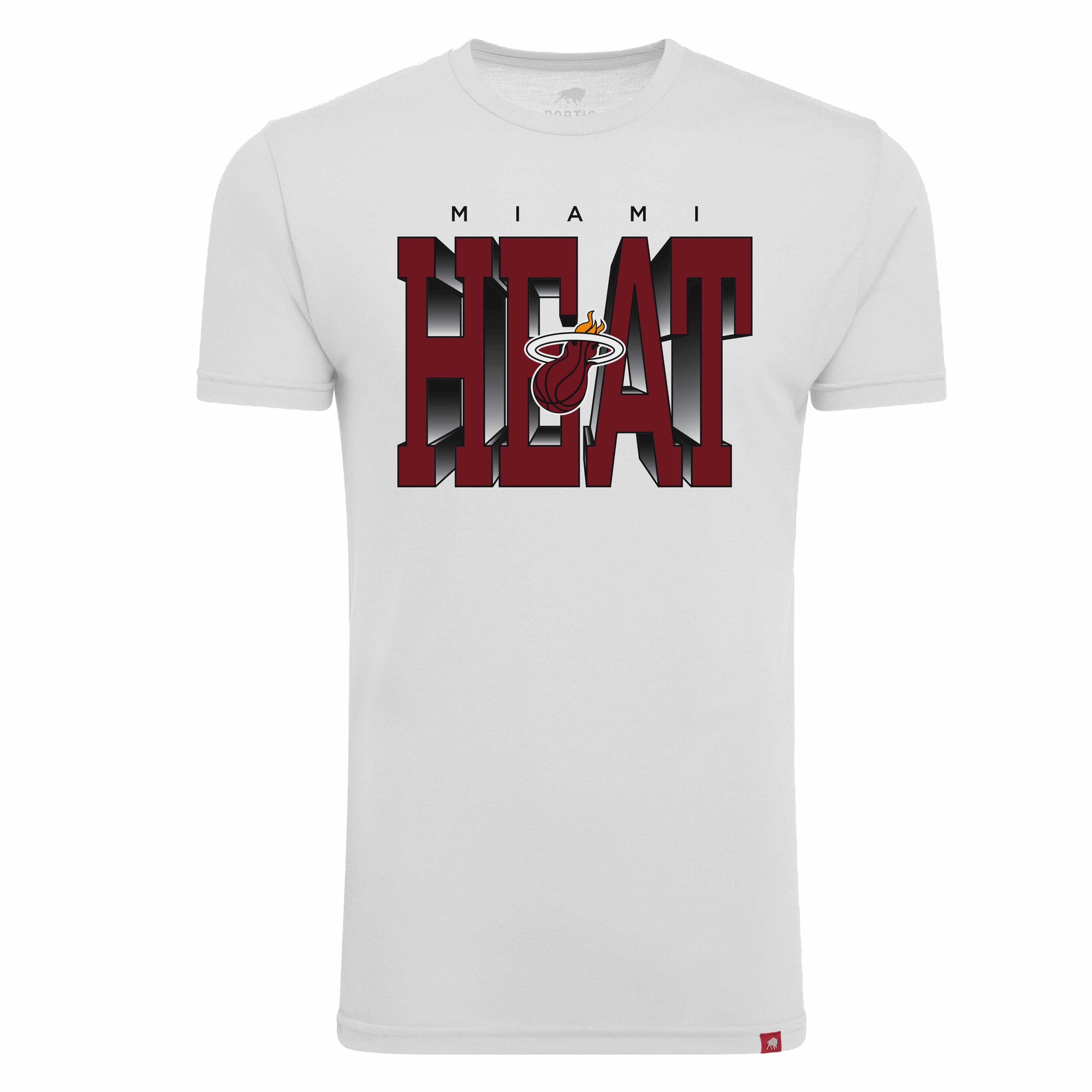Sportiqe Miami HEAT White Hot Tee
