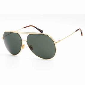 Tom Ford Men's Sunglasses - Shiny Deep Gold Metal Pilot Shape Frame | FT0926 30N