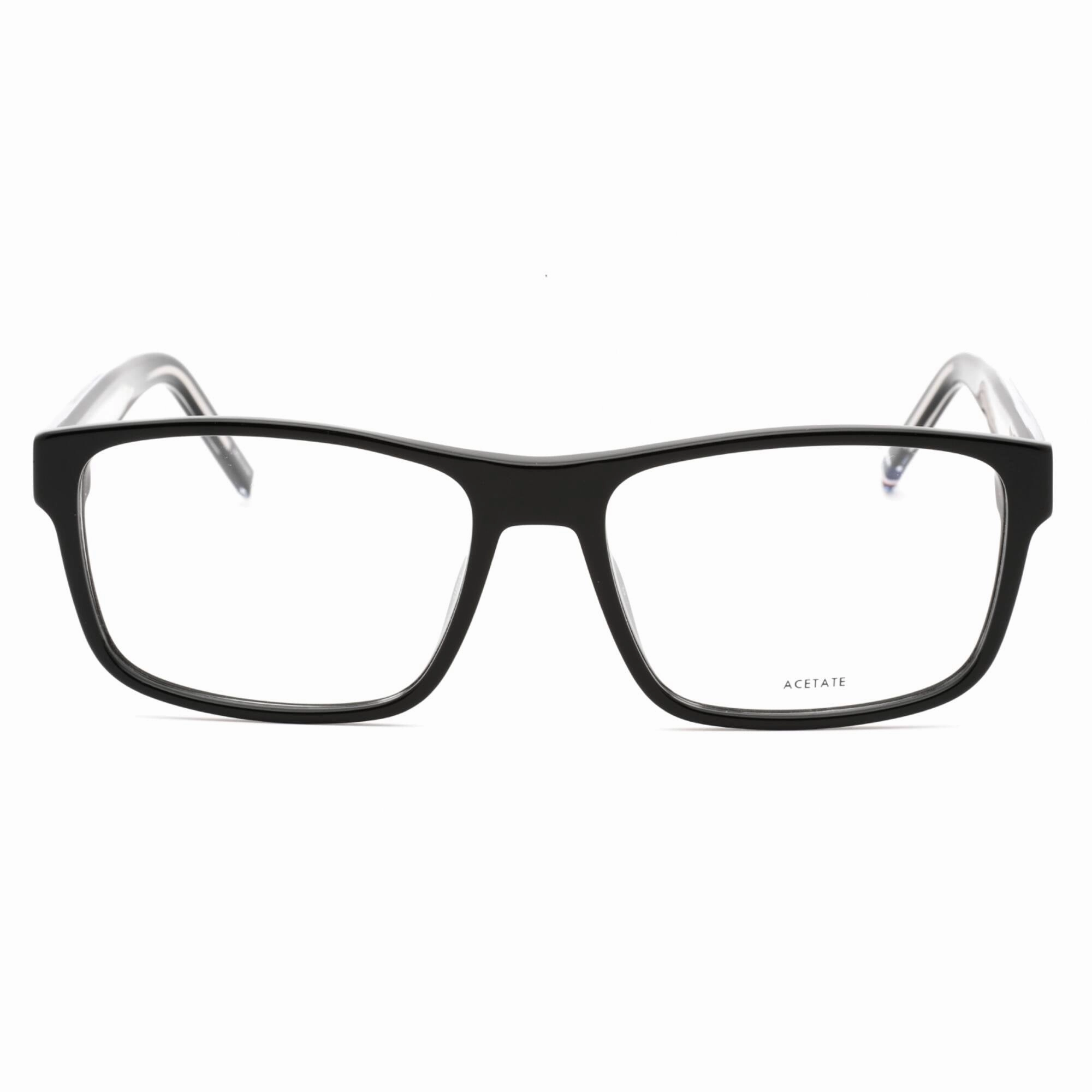 Tommy Hilfiger Men's Eyeglasses - Black Rectangular Plastic Frame | TH 1989 0807 00