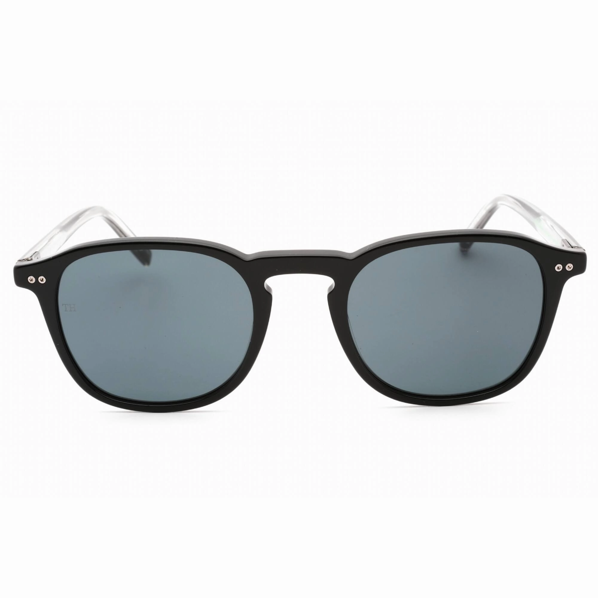 Tommy Hilfiger Men's Sunglasses - Black Plastic Full Rim Round | TH 1939/S 0807 IR