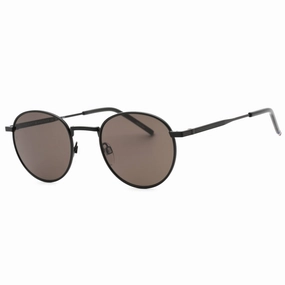 Tommy Hilfiger Men's Sunglasses - Matte Black Metal Round Frame | TH 1973/S 0003 IR