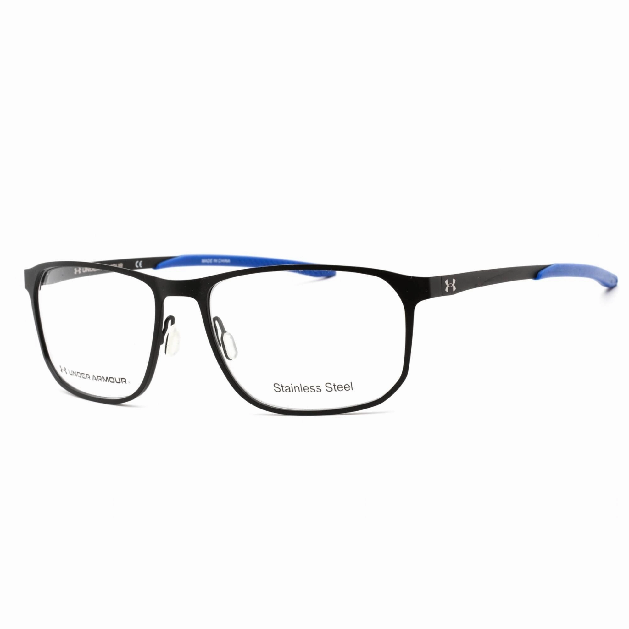 Under Armour Men's Eyeglasses - Full Rim Matte Black Blue Frame | UA 5029/G 00VK 00