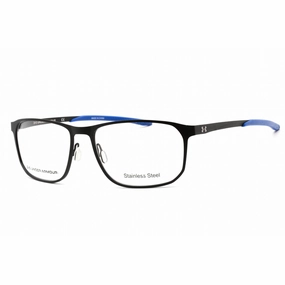 Under Armour Men's Eyeglasses - Full Rim Matte Black Blue Frame | UA 5029/G 00VK 00