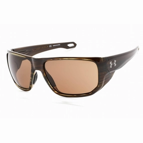 Under Armour Men's Sunglasses - Wood Brown Full Rim Shield Frame | UA ATTACK 2 0W18 H5