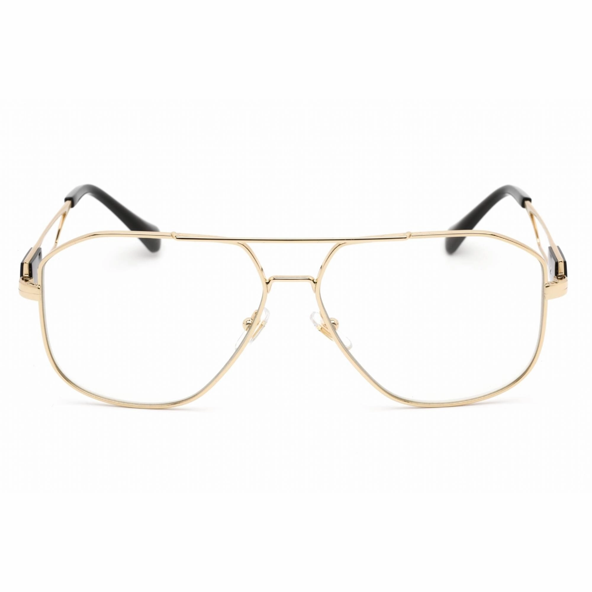 Versace Men's Eyeglasses - Clear Lens Gold Metal Aviator Shape Frame | 0VE1287 1002