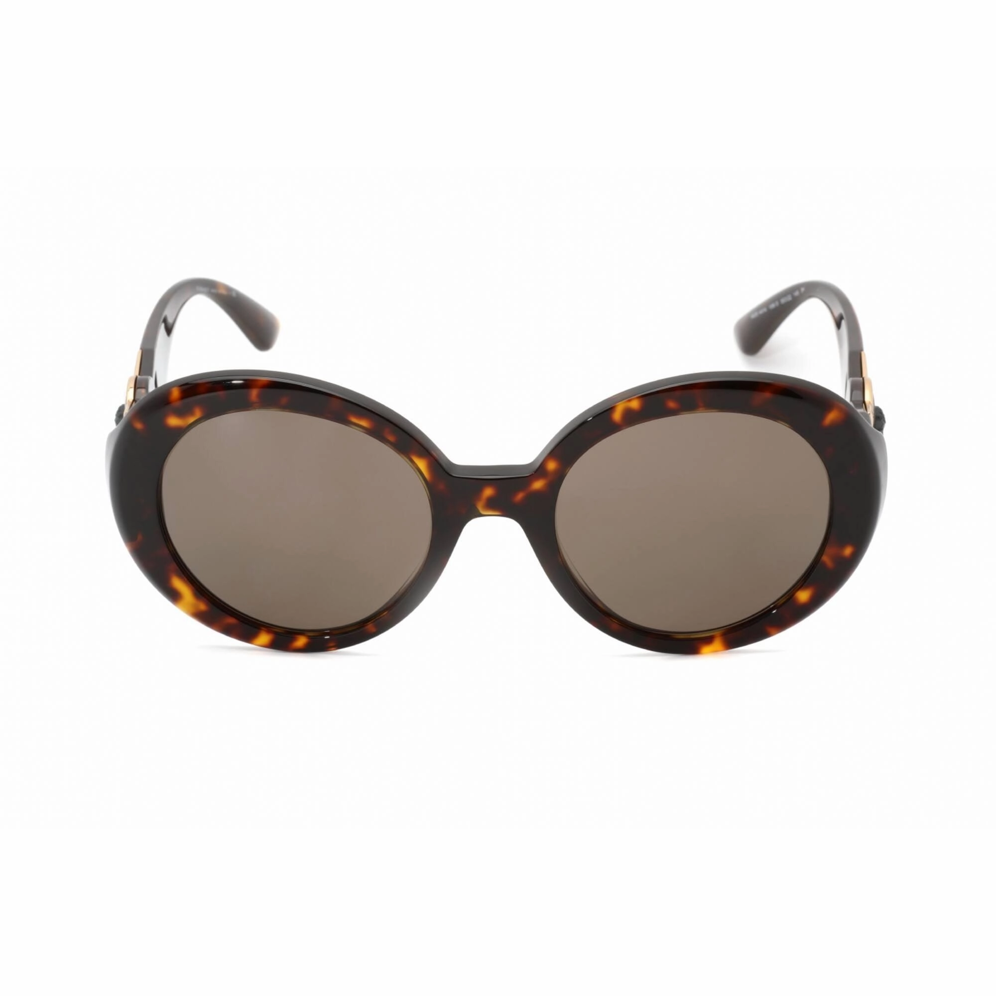 Versace Men's Sunglasses - Full Rim Havana Plastic Oval Shape Frame | VE4414 108/3