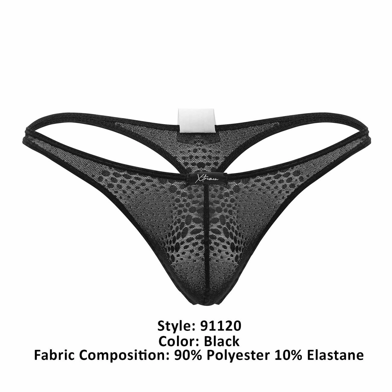 Xtremen 91120 Lace Thongs Color Black