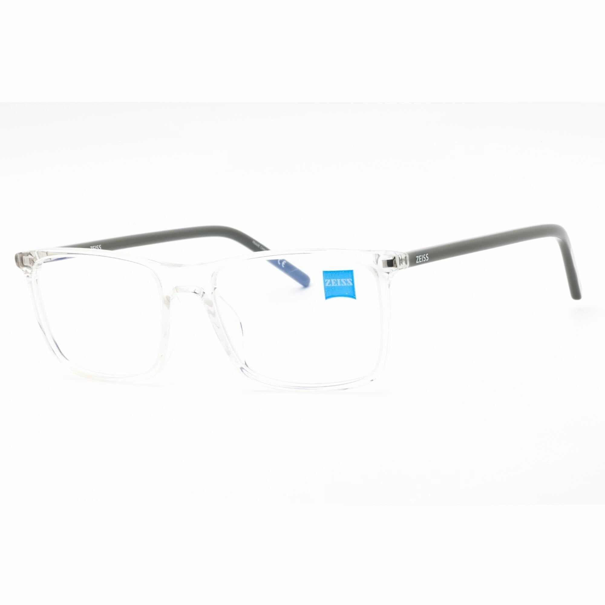 Zeiss Men's Eyeglasses - Crystal Clear Acetate Rectangular Shape Frame | ZS22500 970