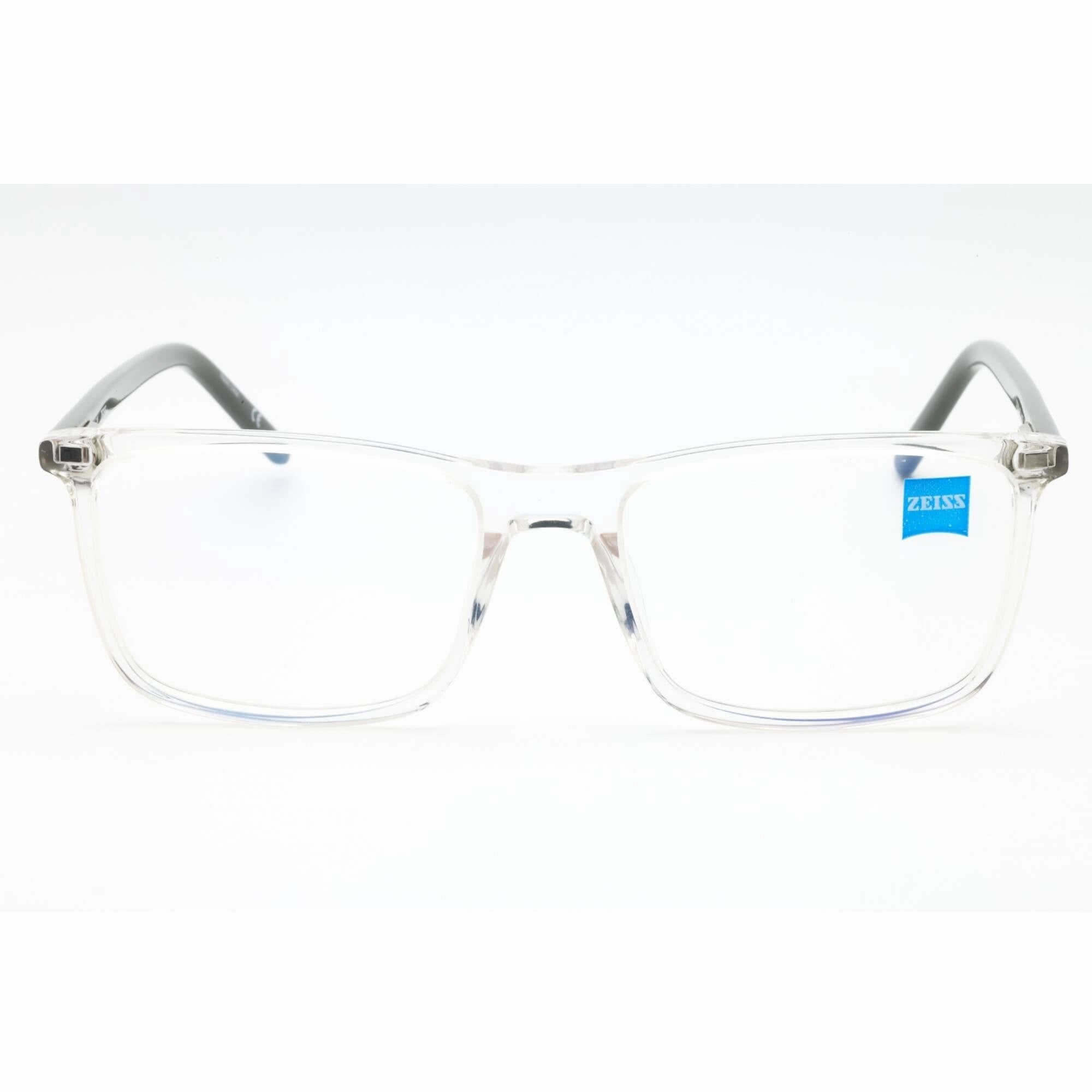 Zeiss Men's Eyeglasses - Crystal Clear Acetate Rectangular Shape Frame | ZS22500 970