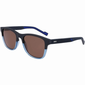 Zeiss Men's Sunglasses - Steel Blue Acetate Square Frame Brown Lens | ZS22521SLP 401